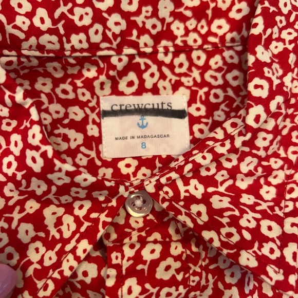 Jcrew crewcuts boys size 8 new with tags floral Hawaiian shirt! - Picture 3 of 4